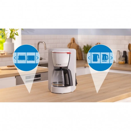 Bosch kohvimasin TKA2M111 MyMoment tilguti 1200 W valge
