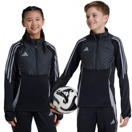 Bluza dla dzieci adidas Tiro 24 Winterized czarna IM9970 116cm