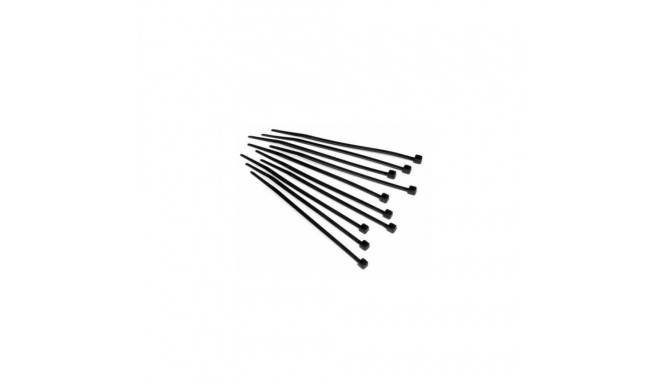Cable tie 390 x 4,5mm, PA 6.6, black 100pcs