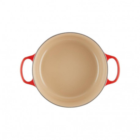 Cookware - Le Creuset Signature Roaster 26cm Round Cast Iron Cherry Red