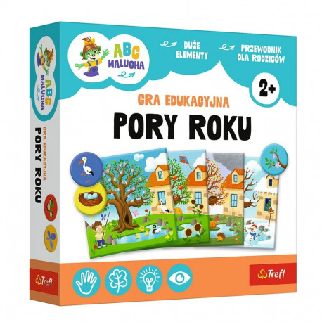 Gra edukacyjna Pory Roku ABC Malucha Rodzina Treflików Trefl 02906