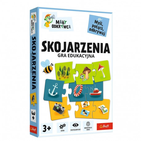 Gra edukacyjna Skojarzenia Mały Odkrywca Trefl 02808