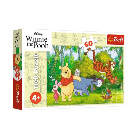 Puzzle - 60 - Smaczny miodek - Disney - Kubuś Puchatek - Trefl 17411