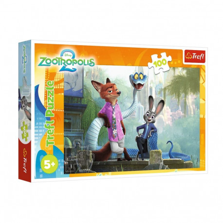 Trefl 100-osaline pusle 16523, Zootopia saladused – Disney Zootropolis 2
