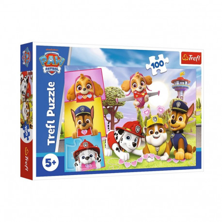 Trefl 16520 Käpapatrull kartmatud tüdrukud 100-osaline pusle