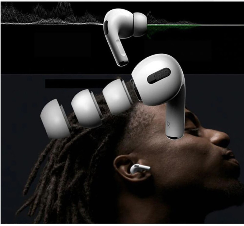 Tech-Protect kõrvaklappide otsakud AirPods Pro 3, valge