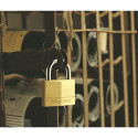 Master Lock Wide Solid Brass Padlock          22mm 140EURD