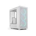 Fractal Design Case | Epoch | White TG RGB Clear Tint | ATX | Power supply included No