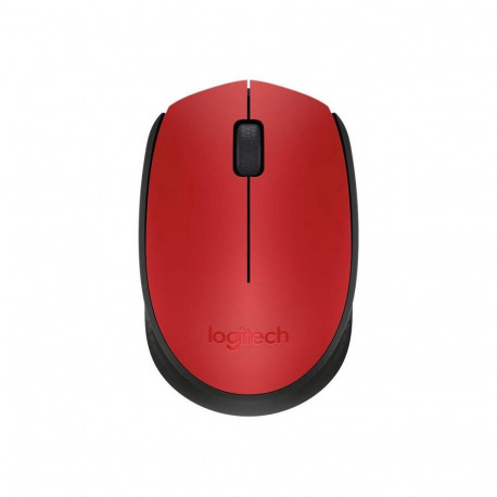 MOUSE COMP WIRELESS LOGITECH M171 RED