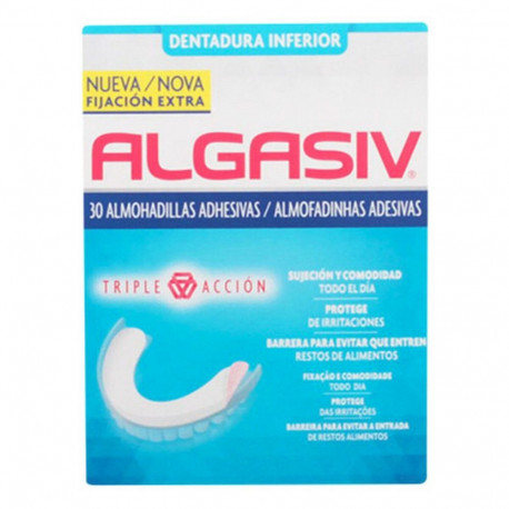 Hambaproteeside kinnituspadjakesed Algasiv ALGASIV INFERIOR (30 uds)