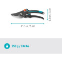 Gardena Pruning Shears PremiumCut Pro - Fresh Wood (grey/turquoise, bypass)