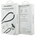 Karl Lagerfeld CBDY Ikonik Charm USB-C Cable / USB-C Lanyard - Black