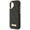 Guess 4G Logo Plate MagSafe case for iPhone 17 - black