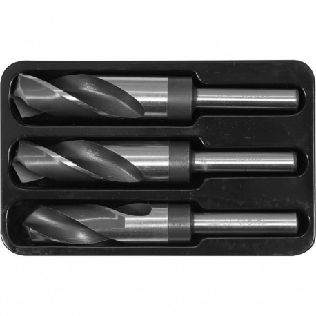 Yato Drill Bits Set 3PCS YT-44626, 22mm, 24mm, 25mm, HSS 4241, 150mm, 75mm, 135°, split point