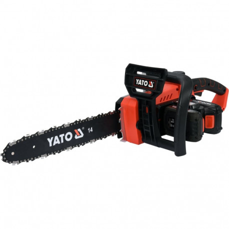 Yato YT-82812 Juhtmeta kettsaag, 36V, 14", 4500 p/min, 8.5 m/s, 2x2Ah, Li-Ion, 52 lüli, 0.17l õlipaa