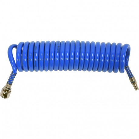 Yato Spiraalne õhuvoolik YT-24207, 8 mm, 12 mm, 5 m, PU, 1.2 MPa, kiirliitmikud