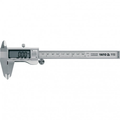 Yato YT-7201 digitaalne nihik, 0-150mm, 0,02mm täpsus, LCD-ekraan, roostevaba teras