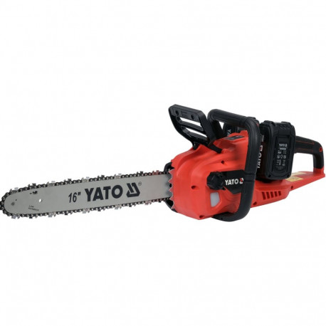 Yato YT-828131 Cordless chainsaw, 36V, 16" bar, 15 m/s, 2x4Ah, brushless motor, quick chain tension