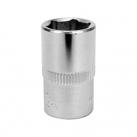 Yato Socket 3/8'' YT-3803, 8mm, 28mm, 17mm, 12mm, CrV 50BV30, 43-47 HRC, DIN 3121, short, hexagonal