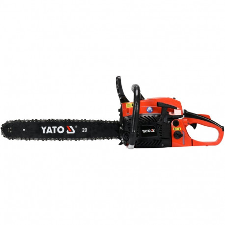 Yato YT-84910 Gasoline chainsaw, 2.5kW, 56.5cc, 48cm, 76 links, 0.325", auto chain lubrication, easy