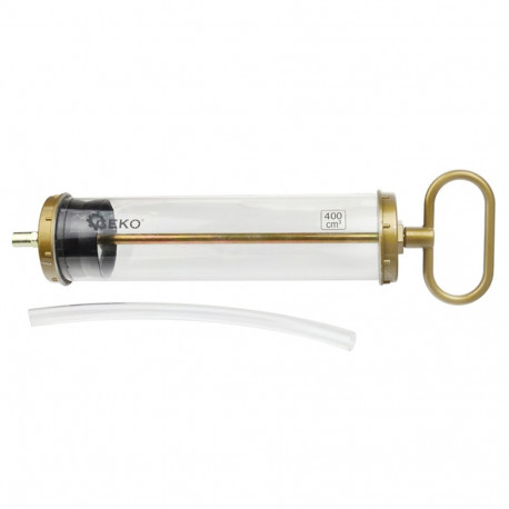 Oil extractor 400ml with tube, transparent Geko