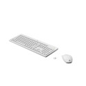 Klawiatura z myszą HP 230 Combo Bezprzewodowa Biała 3L1F0AA#ABB