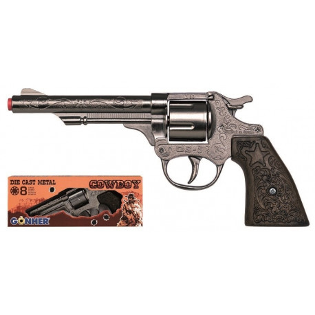 Cowboy revolver metal 8 rounds GONHER 80/0