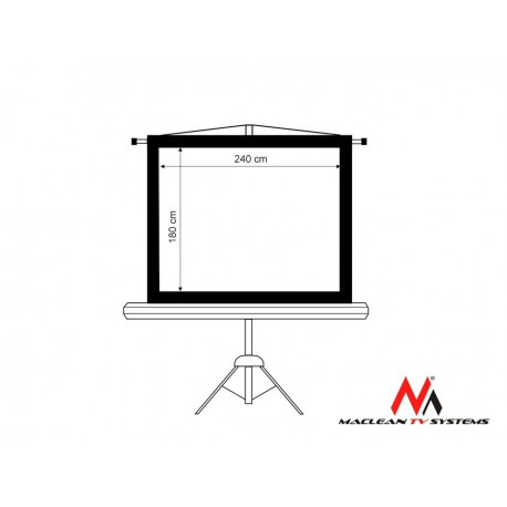 Projection Screen MC-608 on stand 120 "4: 3 240x180