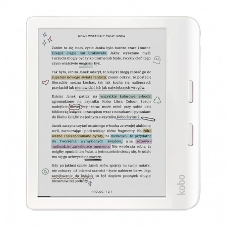 Kobo Libra Color luger valge (N428-KU-WH-K-CK)