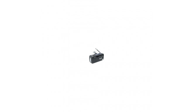 Muse | Radio Power supply by dynamo and solar | MH-07DS | Black