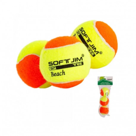 Rannatennisepallid Jim Sports 3 tükki