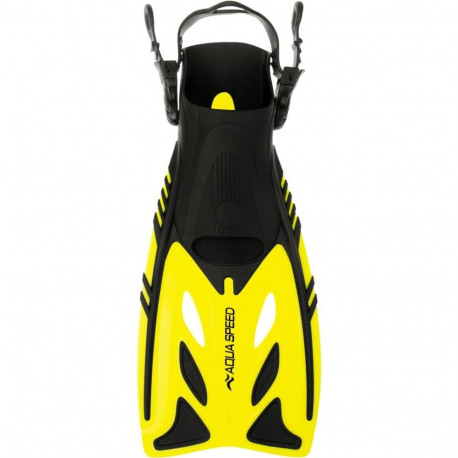 Ujumislestad Aqua Speed Eon must/kollane - 3841