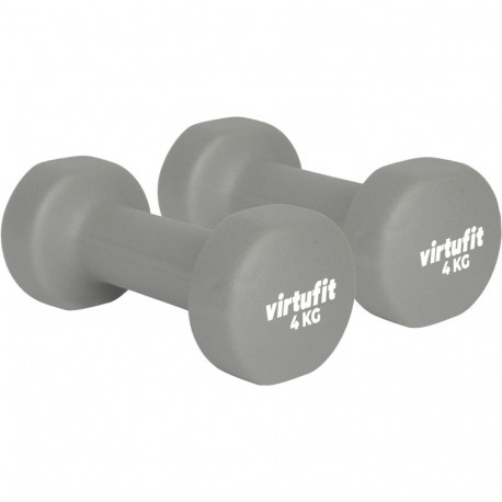 Hantlid VirtuFit Vinyl Dumbbell Set Pro 2 x 4 kg