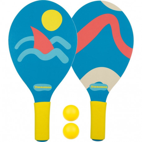 Rannareketite komplekt Waimea Beachball Set Lokelani sinine/kollane