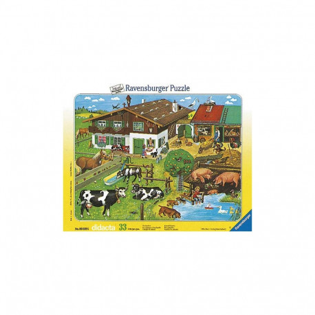 Ravensburger suur plaatpusle 33 tk Loomade perekonnad