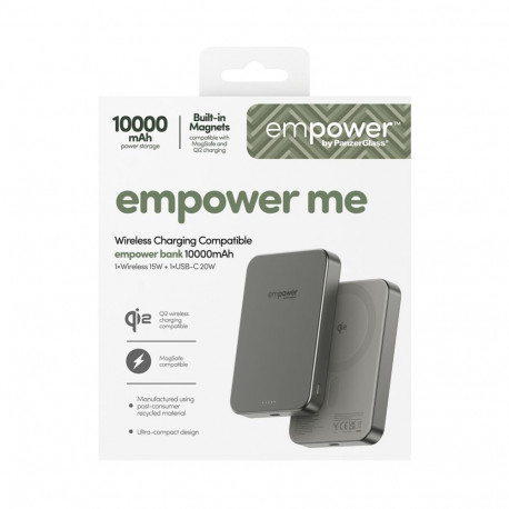 PanzerGlass empower Powerbank 10000mAh titaan