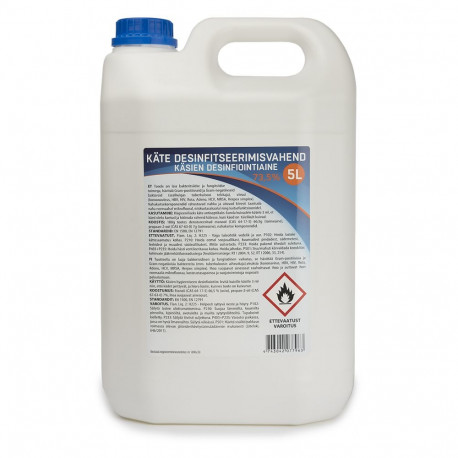 Desinfitseerimisgeel kätele 5L