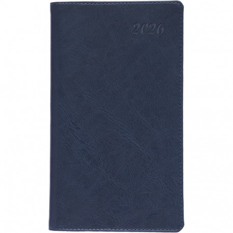 Taskumärkmik Mini tumeroheline, kõvaköide, kunstnahast kaantega 2026a.