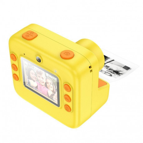 Hoco Digital kids camera with printer Hoco 1MP 2,0" HD Ready DV200 yellow