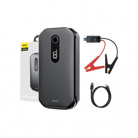 Baseus Super Energy Car Jump Starter 12000mAh, 1000A, USB (black)