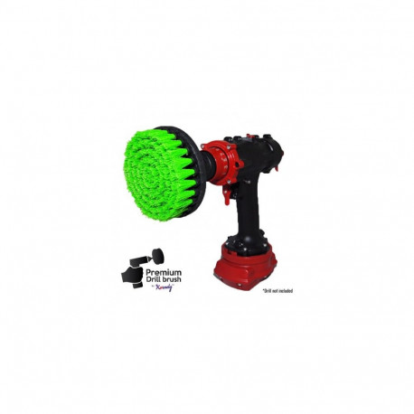 Kornely puhastushari akutrellile Medium 13cm, roheline