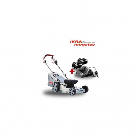 Cordless Self-propelled Lawn Mower 80 V (2 × 40 V) 2 × 2,5 Ah | IKRA IAM 40-4625 S - FULL SET