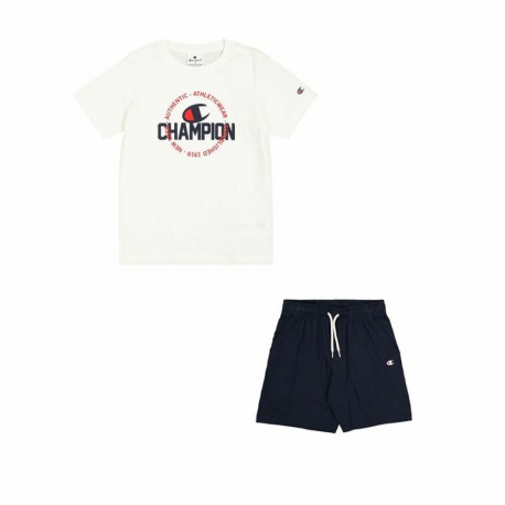 Children's Sports Outfit Champion White Navy Blue