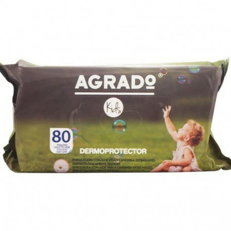 Scented Wet Wipes Agrado (80 uds)
