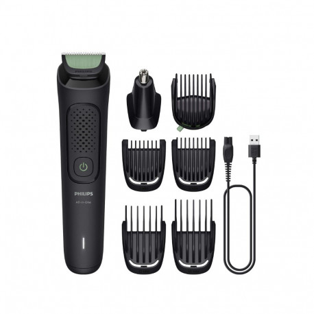 PHILIPS Multigroom series 3000 8-in-1, Face and Hair MG3930/15 8 tools Self-sharpening steel blades 