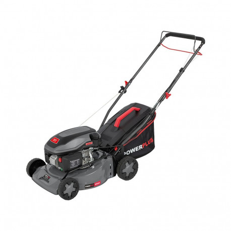 Powerplus EG POWEG63773X self-propelled petrol lawn mower for grass cutting 145cc cutting width 420m