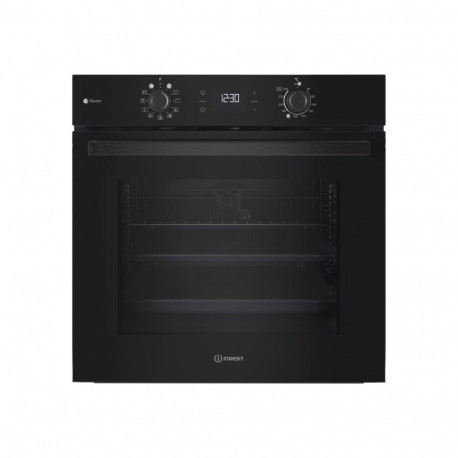 INDESIT Oven | IO K58HS B | 71 L | Electric | Hydrolytic | Electronic | Height 59.5 cm | Width 59.5 