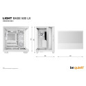 Case|BE QUIET|ATX/micro ATX/Mini-ITX|White|Midi Tower|PC|BGW86