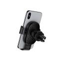 Devia car holder Gravity with wireless inductive charger black 10W air vent