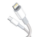 Baseus cable High Density PD USB-C - Lightning 1,0 m white 20W